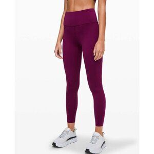 Lululemon Fast and Free Tight II 25" *Non-Reflective Nulux Marvel Size 4